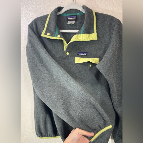 Women's Lightweight Synchilla® Snap-T® Fleece Pullover Women’s Size Medium Gray - Picture 9 of 14